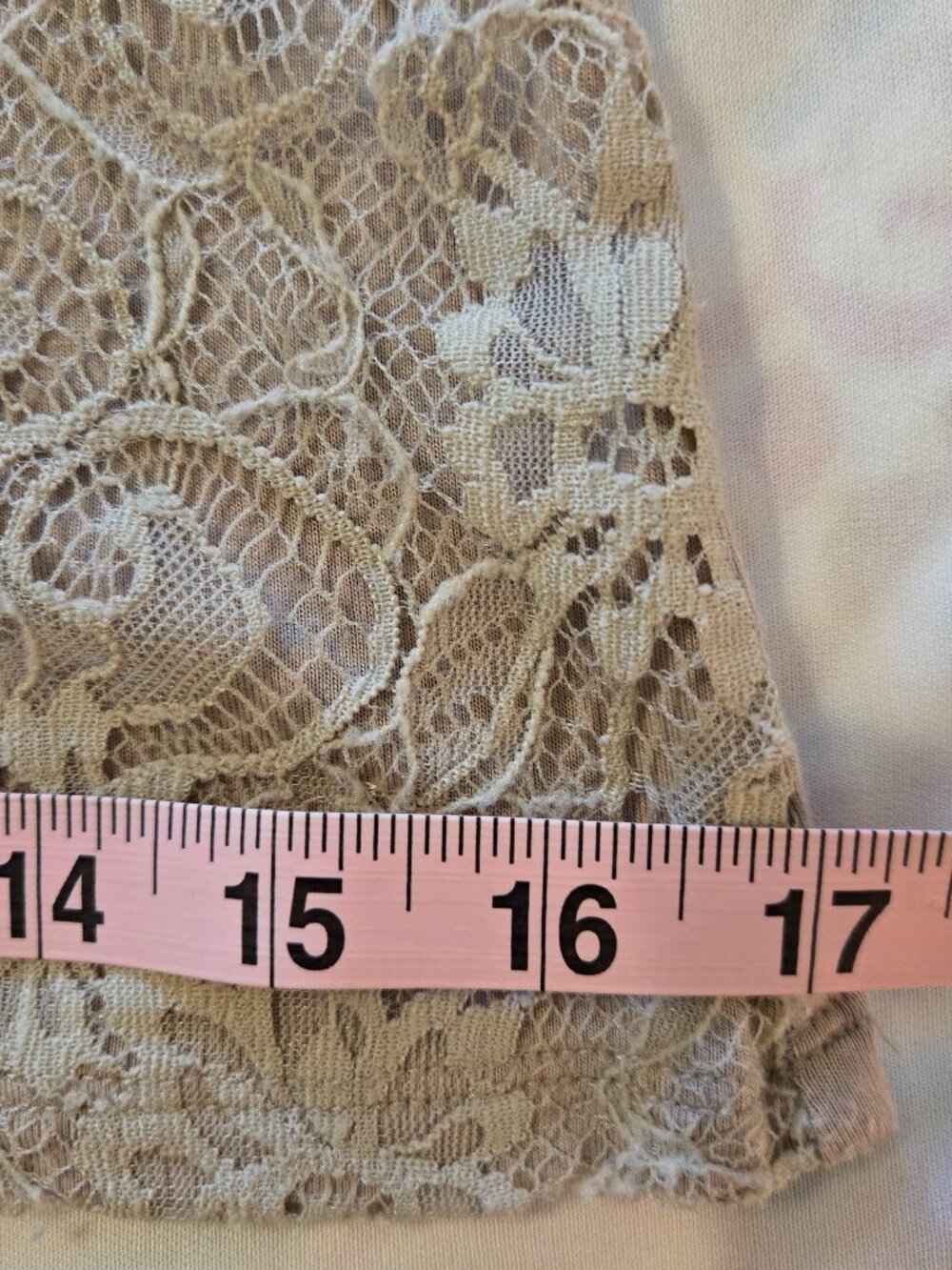 INC Short Sleeved Lace Top - Size S - Picture 6 of 7